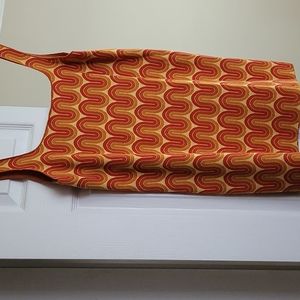 Orange pattern Dress